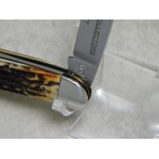 Queen Cutlery Co. Collectors 2006 Genuine Stag #46 Toothpick Fish Knife in Box - 1 of 50