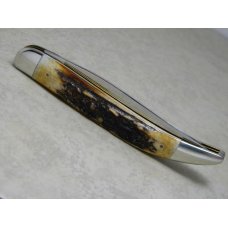 Queen Cutlery Co. Collectors 2006 Genuine Stag #46 Toothpick Fish Knife in Box - 1 of 50