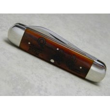Queen Cutlery Co. Dan Burke Bone #65 Tang Stamp Series Baby Sunfish Elephant Toe Knife in Box Queen Cutlery Co. Dan Burke Bone #65 Tang Stamp Series Baby Sunfish Elephant Toe Knife in Box