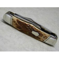 Schatt & Morgan Series XX Keystone Series Bone 043163 Rail Splitter Whittler Knife in Box c.2010 Schatt & Morgan Series XX Keystone Series Bone 043163 Rail Splitter Whittler Knife in Box c.2010