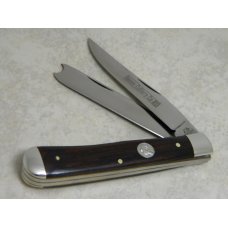 Queen Cutlery Co Titusville PA #19 Cocobolo One Arm Razor Slimline Trapper Farmers Jack Knife in Box Queen Cutlery Co Titusville PA #19 Cocobolo One Arm Razor Slimline Trapper Farmers Jack Knife in Box