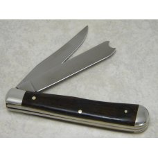 Queen Cutlery Co Titusville PA #19 Cocobolo One Arm Razor Slimline Trapper Farmers Jack Knife in Box Queen Cutlery Co Titusville PA #19 Cocobolo One Arm Razor Slimline Trapper Farmers Jack Knife in Box