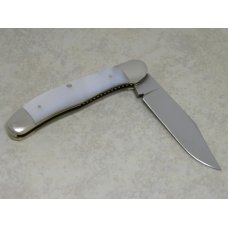 Queen Cutlery Co Titusville PA #41L Mother of Pearl Linerlock Copperhead Knife in Box Queen Cutlery Co Titusville PA #41L Mother of Pearl Linerlock Copperhead Knife in Box