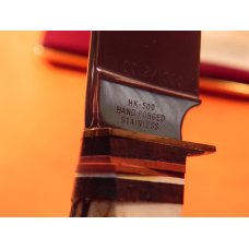 Vintage J A Henckels Presentation Fixed Blade Hunter w/ Deer Stag Handles & Deer Head Blade Etch Vintage J A Henckels Presentation Fixed Blade Hunter w/ Deer Stag Handles & Deer Head Blade Etch