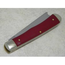 Queen Cutlery Co. Titusville PA Red #9 One Arm Razor Trapper Knife in Box Queen Cutlery Co. Titusville PA Red #9 One Arm Razor Trapper Knife in Box