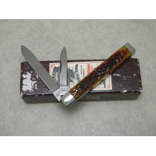 Schatt & Morgan Titusville PA (Queen Cutlery) Worm Grooved Bone 042266 Doctor's Knife in Box Schatt & Morgan Titusville PA (Queen Cutlery) Worm Grooved Bone 042266 Doctor's Knife in Box