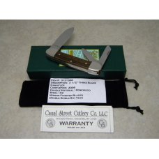 Canal Street Cutlery Co. USA Rosewood #3131336 D2 Steel "5th Year" Cannitler Knife in Box c.2009 Canal Street Cutlery Co. USA Rosewood #3131336 D2 Steel "5th Year" Cannitler Knife in Box c.2009