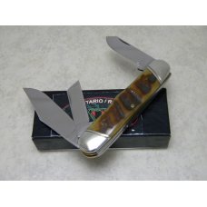 Ontario Rat Collectors Series by Canal Street Cutlery Rams Horn Rails Splitter Stockman Knife in Box Ontario Rat Collectors Series by Canal Street Cutlery Rams Horn Rails Splitter Stockman Knife in Box
