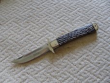MARBLE'S GLADSTONE, MICH. USA - STAG / STAG WOODCRAFT WILDLIFE SERIES - ELK - 1 OF 100 W/ SHEATH NIB