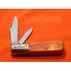 Russell Barlow Pocket Knife with Derlin Handles & Blade Etching 1875-1975 Commemorative Issue -NOS