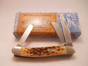Case 6318 SS Stockman Knife Bone Handles 