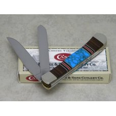 Case XX USA 2005 Custom Turquoise 3254 CV Trapper Knife in Box Case XX USA 2005 Custom Turquoise 3254 CV Trapper Knife in Box