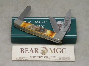 Bear MGC USA Stag 1993 NKCA Premium Stockman Club Knife in Box