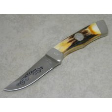 Bear MGC USA Stag 1992 NKCA Club Fixed Blade Hunter Knife & Sheath in Box Bear MGC USA Stag 1992 NKCA Club Fixed Blade Hunter Knife & Sheath in Box
