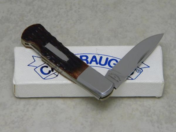 Cattaraugus Springdale ARK K.C.C. CM-11 Japan Bone Bullet Lockback Knife in Box Cattaraugus Springdale ARK K.C.C. CM-11 Japan Bone Bullet Lockback Knife in Box