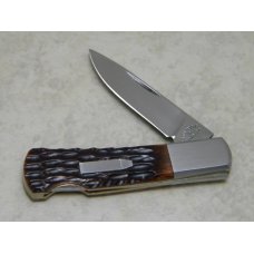 Cattaraugus Springdale ARK K.C.C. CM-11 Japan Bone Bullet Lockback Knife in Box Cattaraugus Springdale ARK K.C.C. CM-11 Japan Bone Bullet Lockback Knife in Box