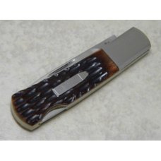 Cattaraugus Springdale ARK K.C.C. CM-11 Japan Bone Bullet Lockback Knife in Box Cattaraugus Springdale ARK K.C.C. CM-11 Japan Bone Bullet Lockback Knife in Box