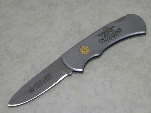 Puma Germany 280730 Metal 4 Star Lockback Knife - The Ducks Unlimited Great Outdoors Festival 1999 Puma Germany 280730 Metal 4 Star Lockback Knife - The Ducks Unlimited Great Outdoors Festival 1999