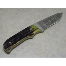Bear USA Bone Hunting Heritage Collection North American Hunter Fixed Blade Sheath Knife in Box Bear USA Bone Hunting Heritage Collection North American Hunter Fixed Blade Sheath Knife in Box