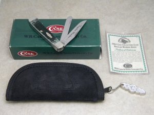 Case XX USA 2004 Allegheny Mountain Bone 6254 SS "CCC - Case Collectors Club" Trapper Knife in Box