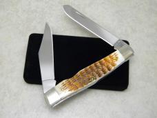 Case XX Honey Brown Bone 2007 Case Collector's Club 6275 SS Moose Knife in Box w/COA Case XX Honey Brown Bone 2007 Case Collector's Club 6275 SS Moose Knife in Box w/COA