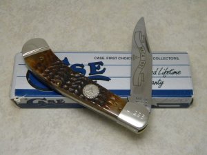 Case XX USA Bradford, PA Bone DB61100 SS NKCA 1991 1 Of 4000 Saddlehorn Knife in Box