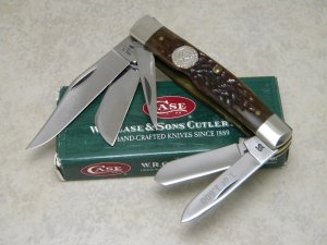 Case XX SS USA 6592 10 Dot (1980) NKCA 1972-1982 Decade of Growth Stockman Knife - Mint