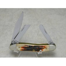 Case XX USA 4 Dot (1996) Red Stag Buckeye Blade R5318 SS Stockman Knife Case XX USA 4 Dot (1996) Red Stag Buckeye Blade R5318 SS Stockman Knife