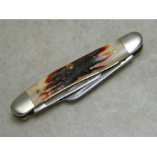 Case XX USA 4 Dot (1996) Red Stag Buckeye Blade R5318 SS Stockman Knife Case XX USA 4 Dot (1996) Red Stag Buckeye Blade R5318 SS Stockman Knife