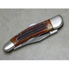 American Blade Chatt. TN. (Parker) Japan Bone ABC Collectors Lockback Whittler Knife c.1983 NIB American Blade Chatt. TN. (Parker) Japan Bone ABC Collectors Lockback Whittler Knife c.1983 NIB