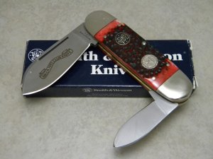 Smith & Wesson USA Bone Stewart A. Taylor Design NKCA 1997 Club Elephant Toe Knife NIB