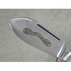 Smith & Wesson USA Bone Stewart A. Taylor Design NKCA 1997 Club Elephant Toe Knife NIB Smith & Wesson USA Bone Stewart A. Taylor Design NKCA 1997 Club Elephant Toe Knife NIB