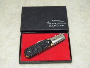 Imperial Prov. RI USA Delrin Mark Twain Barlow Knife NIB