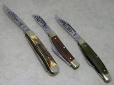 Boker Solingen, Germany Bone, Wood, Stag Set of 3 Storyteller Knives NIB Boker Solingen, Germany Bone, Wood, Stag Set of 3 Storyteller Knives NIB
