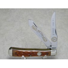Sargent USA (Queen City) Jigged Brown Bone Trapper 1992 NKCA 1992 Club Knife Sargent USA (Queen City) Jigged Brown Bone Trapper 1992 NKCA 1992 Club Knife