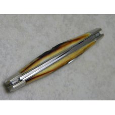 Case XX Stainless USA 3 Dot (1977) Stag 5233 SSP Blue Scroll Pen Knife Case XX Stainless USA 3 Dot (1977) Stag 5233 SSP Blue Scroll Pen Knife