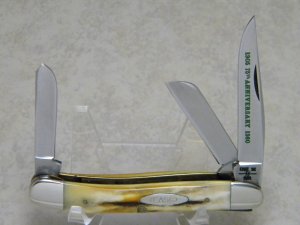 Case XX SS USA 5318 HP SSP 10 Dot (1980) 75th Anniversary Stag Stockman Knife