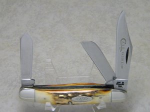 Case XX Stainless USA 4 Dot (1976) Stag 5347 HP SSP Razor Edge Stockman Knife