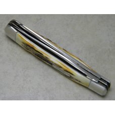 Case XX Stainless USA 4 Dot (1976) Stag 5254 SSP Razor Edge Trapper Knife Case XX Stainless USA 4 Dot (1976) Stag 5254 SSP Razor Edge Trapper Knife