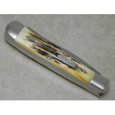 Case XX Stainless USA 4 Dot (1976) Stag 5254 SSP Razor Edge Trapper Knife Case XX Stainless USA 4 Dot (1976) Stag 5254 SSP Razor Edge Trapper Knife