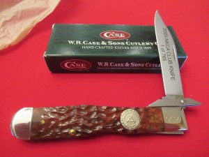 2005 Case XX Cheetah Pattern # 6111 1/2 SS NKCA Club Knife