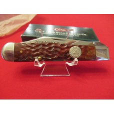 2005 Case XX Cheetah Pattern # 6111 1/2 SS NKCA Club Knife 2005 Case XX Cheetah Pattern # 6111 1/2 SS NKCA Club Knife