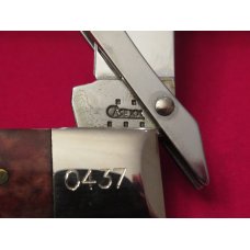 2005 Case XX Cheetah Pattern # 6111 1/2 SS NKCA Club Knife 2005 Case XX Cheetah Pattern # 6111 1/2 SS NKCA Club Knife