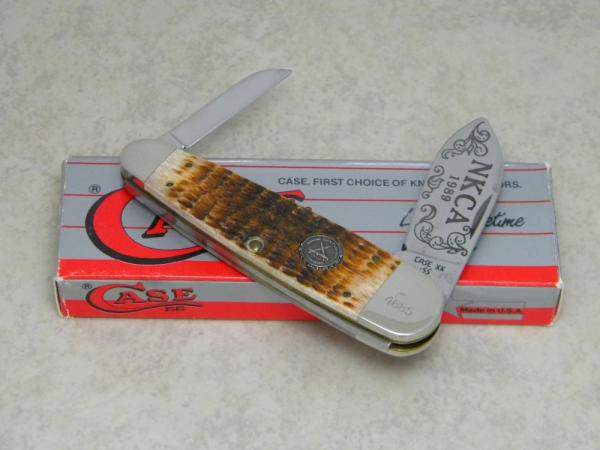 Case USA 1989 NKCA Club Knife ROG 62070 SS Rogers Bone Large Sleeveboard in Box Case USA 1989 NKCA Club Knife ROG 62070 SS Rogers Bone Large Sleeveboard in Box