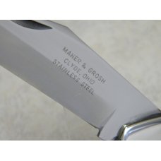 Maher & Grosh Stainless Steel (Queen) Imitation Winterbottom Bone Folding Hunter Knife c.1960's Maher & Grosh Stainless Steel (Queen) Imitation Winterbottom Bone Folding Hunter Knife c.1960's
