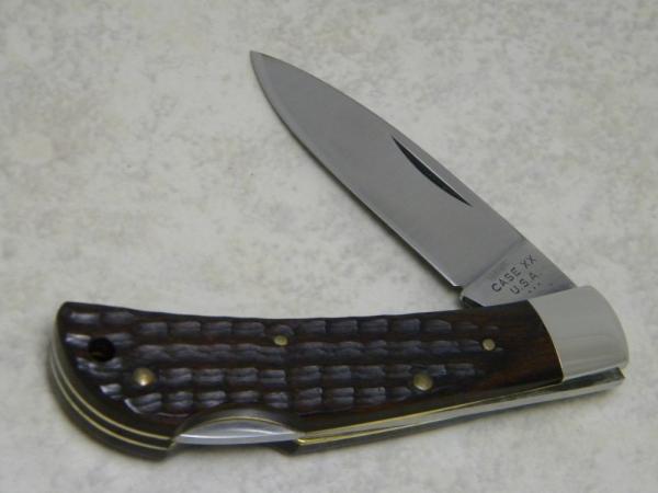 Case XX USA 3 Dot (1977) Wood 61051 LSSP Lockback Knife Case XX USA 3 Dot (1977) Wood 61051 LSSP Lockback Knife
