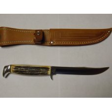 Case 516-5 Blue Scroll Fixed Blade