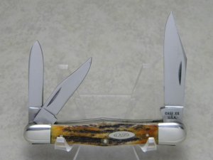 Case XX USA 1965-1969 Stag 5383 Whittler Knife