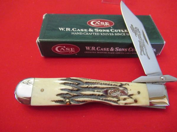 Case XX 2002  Vintage Bone Cheeth Pattern # V6111 1/2 SS
