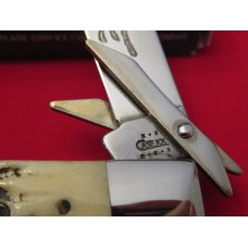 Case XX 2002  Vintage Bone Cheeth Pattern # V6111 1/2 SS